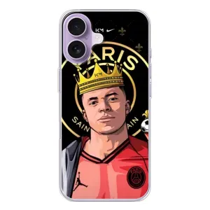 Чехол (TPU) с Футболистом на iPhone 17 (Mbappe King)