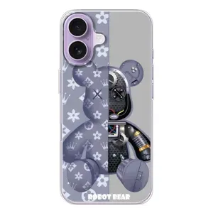Силиконовый чехол для iPhone 17 (Медведь Louis Vuitton)