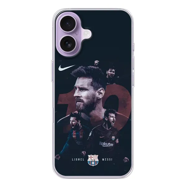 Чехол с рисунком «Месси 10» для iPhone 17