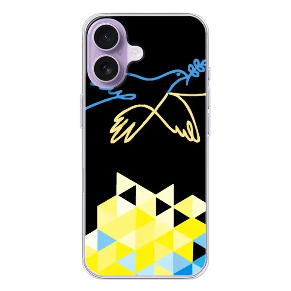 Чехол с рисунком «Мир для Украины» для iPhone 17 Чехол с рисунком «Мир для Украины» для iPhone 17