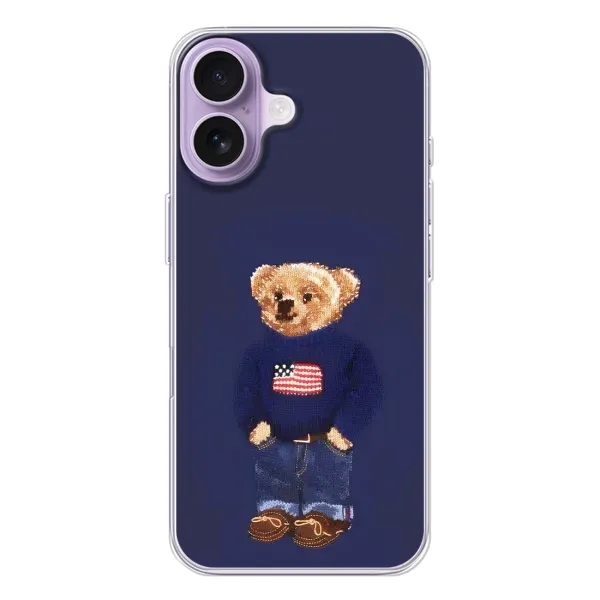 Чехол с рисунком «Мишка USA» для iPhone 17
