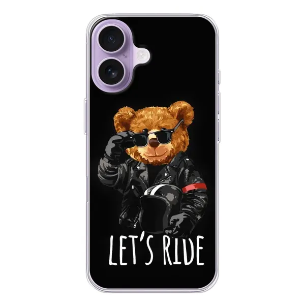 Чехол с рисунком «Модный Мишка» для iPhone 17