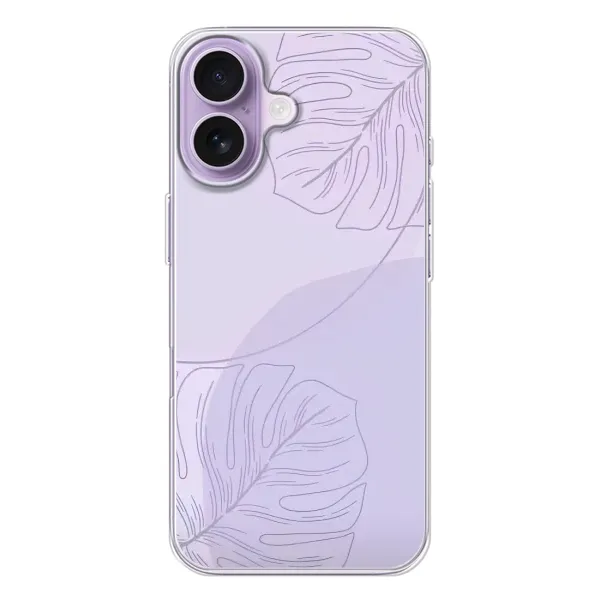Чехол с рисунком «Монстера фиолетовая» для iPhone 17 Чехол с рисунком «Монстера фиолетовая» для iPhone 17
