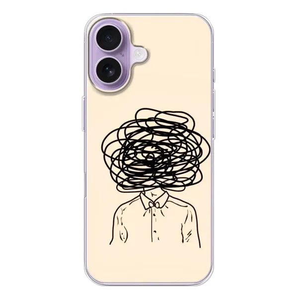 Чехол с рисунком «Мысли» для iPhone 17