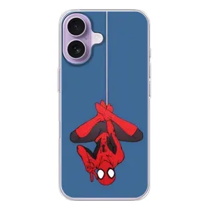 Чехол Супергерой Человека Паука на iPhone 17 (На паутине)