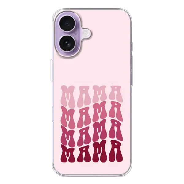 Чехол с рисунком «Надпись мама» для iPhone 17