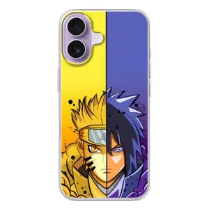 Купить Чохли на телефон з принтом Anime для iPhone 17 (Naruto Vs Sasuke)