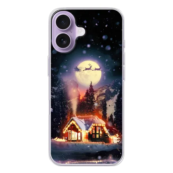 Чехол с рисунком «Настроение зимнее» для iPhone 17