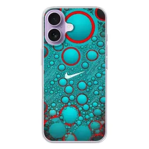 Силиконовый Чехол на iPhone 17 с картинкой Nike (Найк зеленый)
