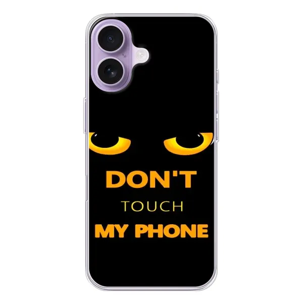 Чехол с рисунком «Не трогай мой телефон» для iPhone 17 Чехол с рисунком «Не трогай мой телефон» для iPhone 17