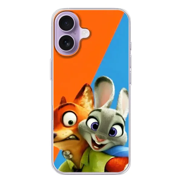 Чехол с рисунком «Ник и Хопс» для iPhone 17