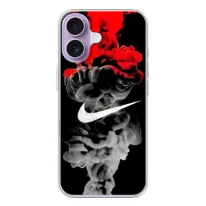 Силиконовый Чехол на iPhone 17 с картинкой Nike (Nike дым)