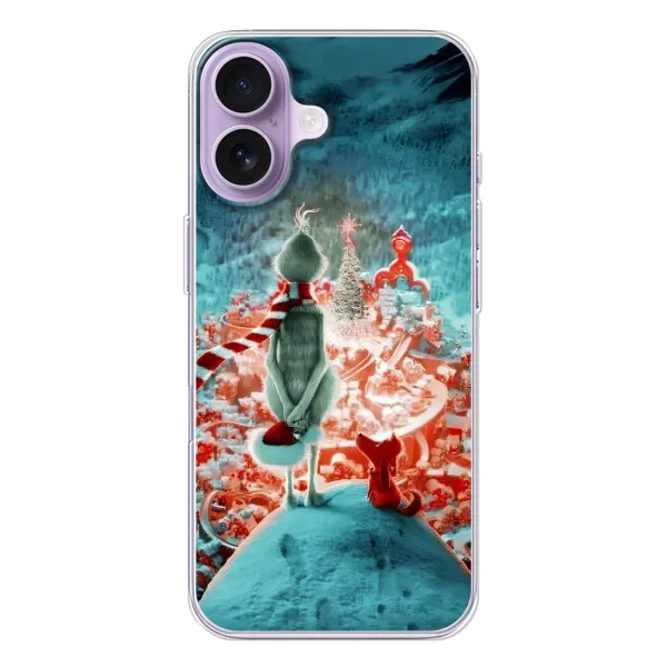 Чехол с рисунком «Новогодний Гринч» для iPhone 17 Чехол с рисунком «Новогодний Гринч» для iPhone 17