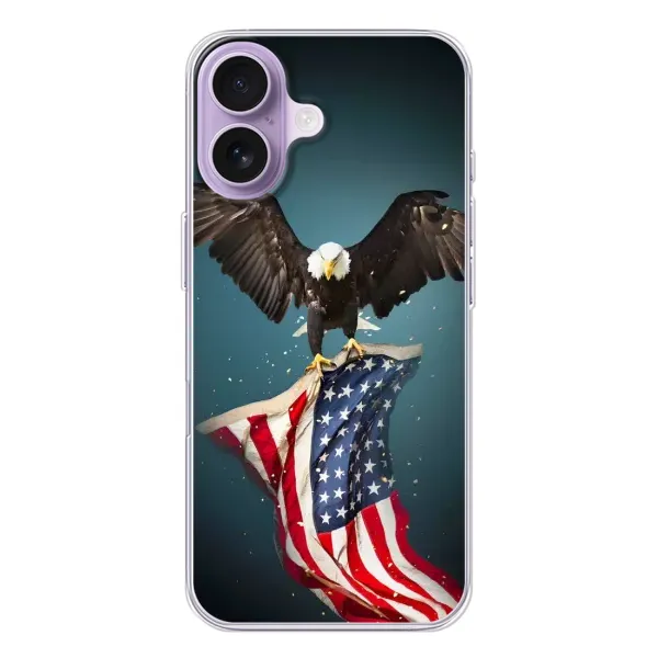 Чохол з малюнком «Орел і прапор» для iPhone 17