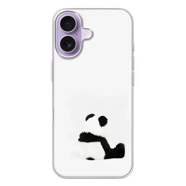 Чехол с рисунком «Панда обиделся» для iPhone 17