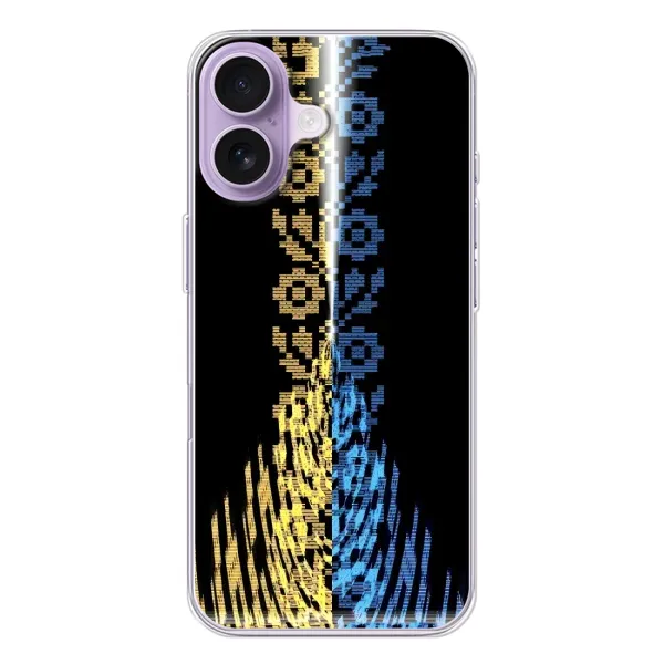 Чехол с рисунком «Патриотическая вышиванка» для iPhone 17