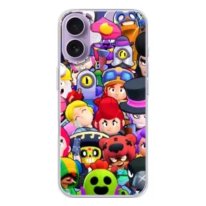 Силіконовый Чохол на iPhone 17 з картинкою Brawl Stars (Персонажі)