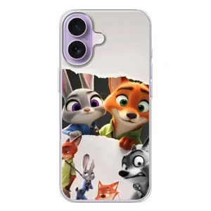 Силиконовый чехол с принтом Зоотрополіс для iPhone 17 (Персонажи Зоо)