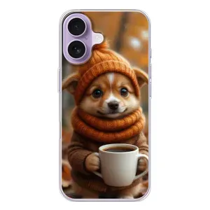 Друкований чохол 'Звірята з кавою' для iPhone 17 (Песик з кавою)