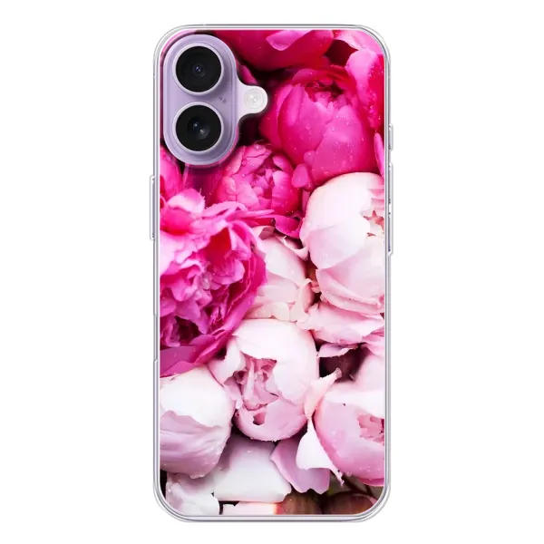 Чехол с рисунком «Пионы» для iPhone 17 Чехол с рисунком «Пионы» для iPhone 17