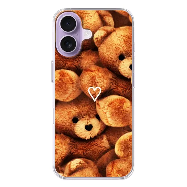 Чехол с рисунком «Плюшевый медвеженок» для iPhone 17