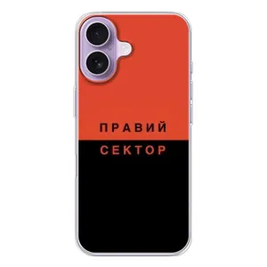 Чехлы УПА (Красно-Чёрный) на iPhone 17 (Правый Серктор)