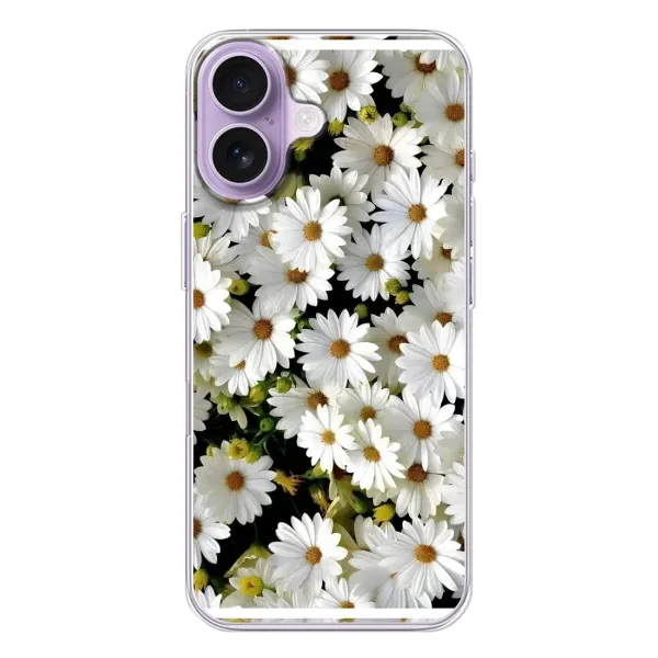Чехол с рисунком «Рамка в ромашках» для iPhone 17 Чехол с рисунком «Рамка в ромашках» для iPhone 17