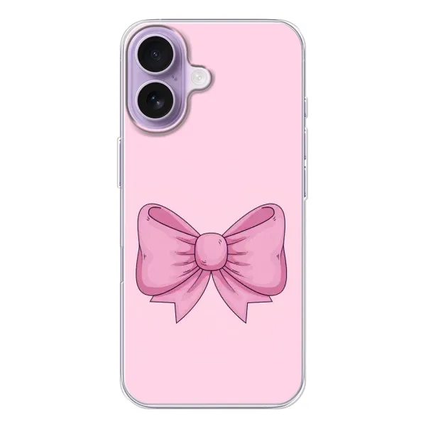 Чехол с рисунком «Розовый бантик» для iPhone 17 Чехол с рисунком «Розовый бантик» для iPhone 17