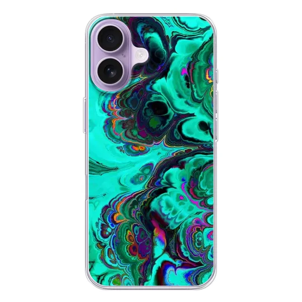 Чехол с рисунком «Салатный мрамор» для iPhone 17 Чехол с рисунком «Салатный мрамор» для iPhone 17