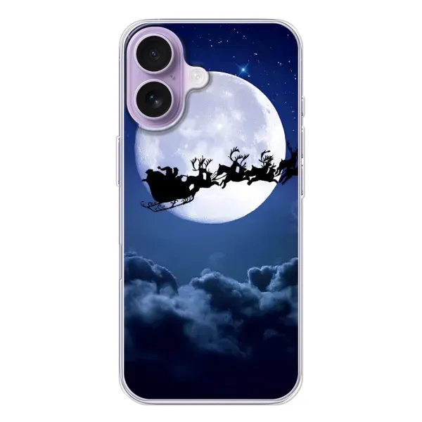 Чехол с рисунком «Санта - луна» для iPhone 17