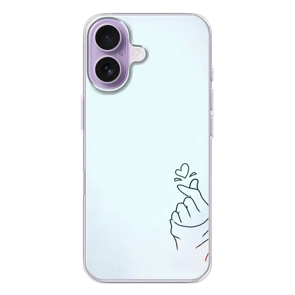 Чехол с рисунком «Сердце на голубом» для iPhone 17 Чехол с рисунком «Сердце на голубом» для iPhone 17