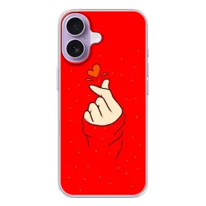 Чохол (Знак сердечка) для iPhone 17 (Сердечко на червоному)