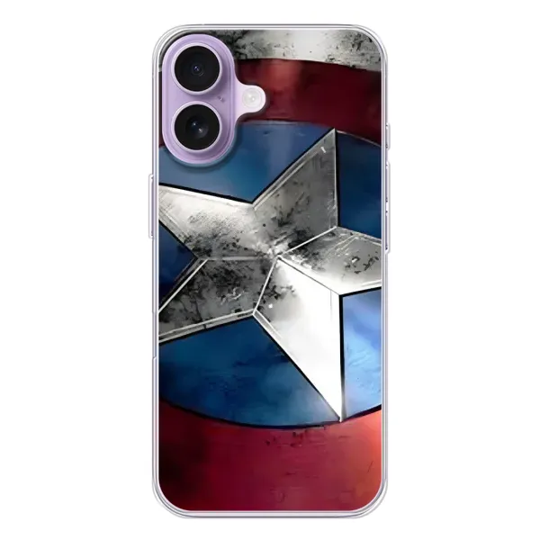 Чехол с рисунком «Щит Капитана Америки» для iPhone 17 Чехол с рисунком «Щит Капитана Америки» для iPhone 17