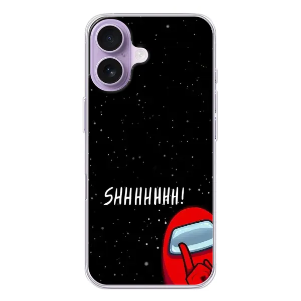 Чехол с рисунком «SHHHHH» для iPhone 17 Чехол с рисунком «SHHHHH» для iPhone 17