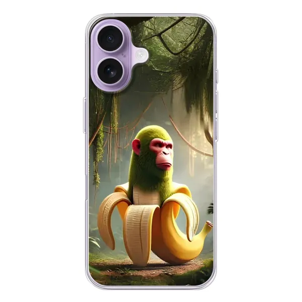 Чехол с рисунком «Шимпанзини бананини» для iPhone 17 Чехол с рисунком «Шимпанзини бананини» для iPhone 17