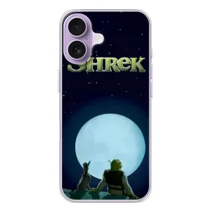 Друкований чохол з принтом Шрек для iPhone 17 (Шрек на місяці)