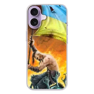 Чехол с картинкой (Патриотический КОЗАК) на iPhone 17 (Сильный Козак)