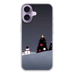 Чехлы на Новый Год iPhone 17 (Снеговички)