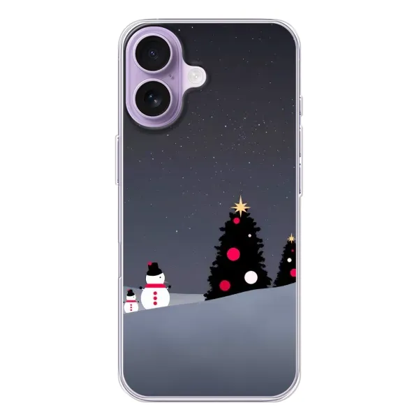 Чехол с рисунком «Снеговички» для iPhone 17