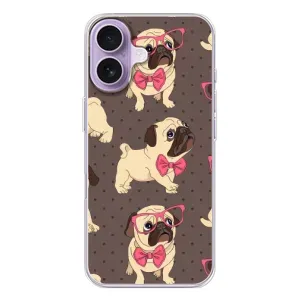 Чохол (ТПУ) Милі песики для iPhone 17 (Песик Мопсікі)