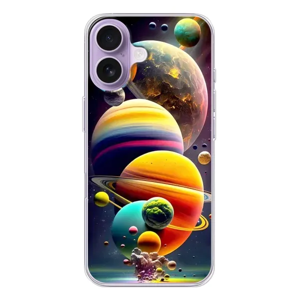 Чехол с рисунком «Солнечна система» для iPhone 17 Чехол с рисунком «Солнечна система» для iPhone 17