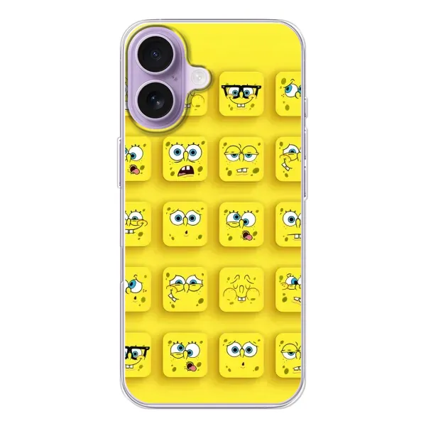 Чехол с рисунком «Спанч-БОБ» для iPhone 17