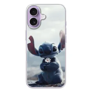 Чохол з малюнком Стіч для iPhone 17 (Стіч з квіткою)