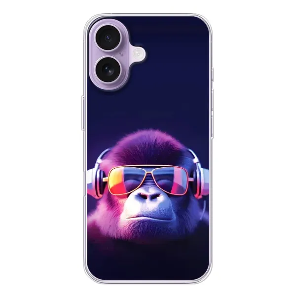 Чехол с рисунком «Стильная обезьяна» для iPhone 17 Чехол с рисунком «Стильная обезьяна» для iPhone 17