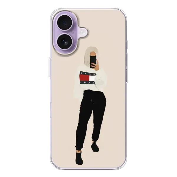 Чехол с рисунком «Стильная» для iPhone 17