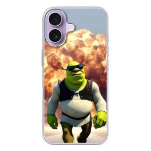 Друкований чохол з принтом Шрек для iPhone 17 (Епічний вибух Шрек)