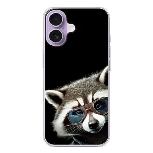 Силіконовий Чохол з Энотами на iPhone 17 (Стильний Єнот)
