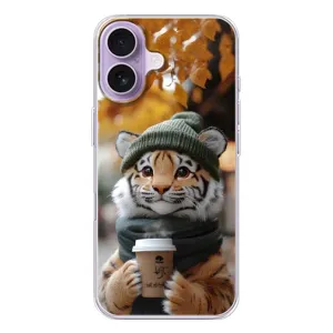 Друкований чохол 'Звірята з кавою' для iPhone 17 (Тигр з кавою)