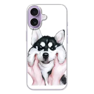 Бампер для iPhone 17 з картинкою "Песики" (Собака Хаскі)