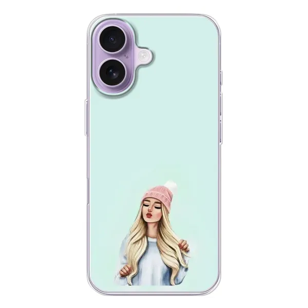 Чехол с рисунком «В шапке» для iPhone 17